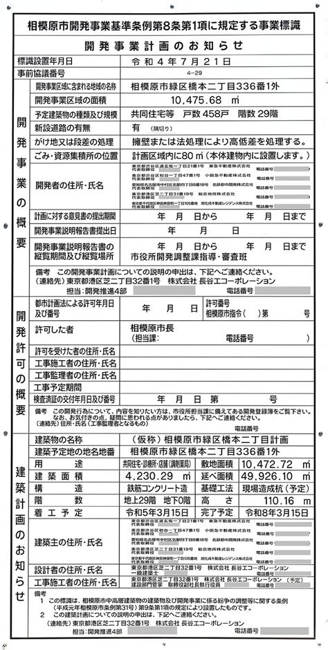 仮称相模原市緑区橋本二丁目計画