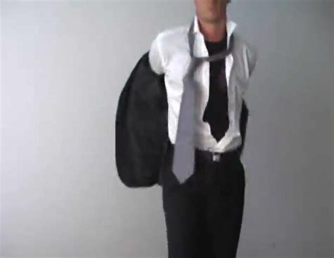 Tall Lean Guy Strips From Suit Tie To Nude HOT ThisVid
