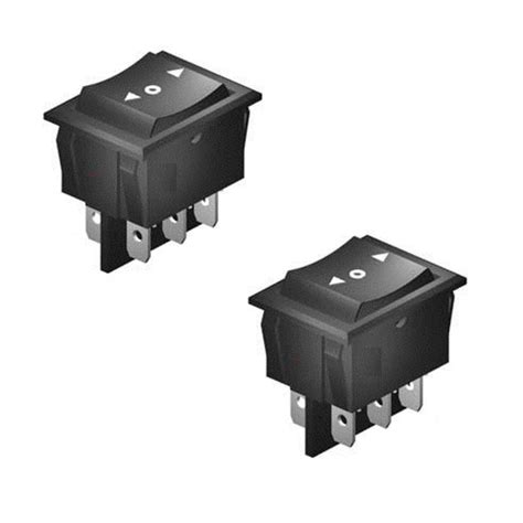 Buy DPDT Rocker Momentary Switch-2pcs Online at Robu.in