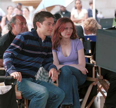 Kirsten behind the scenes of "Spider-Man" - Kirsten Dunst Photo ...