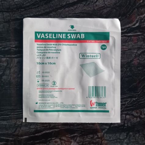 Jual Vaseline Swab 1 Pcs 10 Cm X 10 Cm Shopee Indonesia