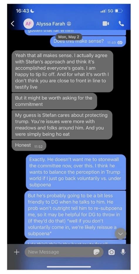 EXCLUSIVE: Alyssa Farah Encouraged Cassidy Hutchinson To Leak To