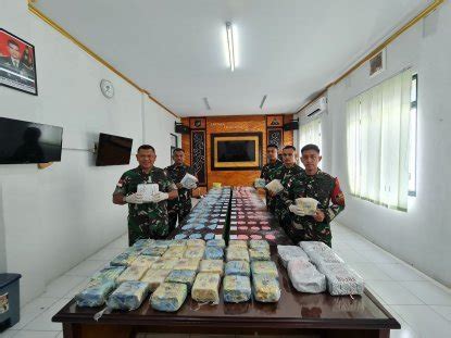 Aksi Cepat TNI Berhasil Gagalkan Penyelundupan 35 9 Kg Sabu Dan Ribuan