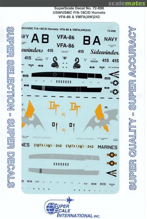 Usn Usmc F A C D Hornet Superscale International