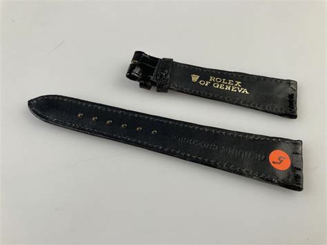 Rolex Genuine Black Crocodile Leather Watch Straps Kaufen Auf