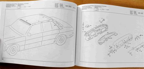 MB Neuteile Bildkatalog Teilekatalog Mercedes Benz W123 6460475775J