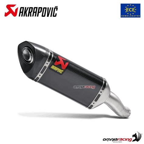 Terminale Di Scarico Akrapovic Omologato Euro In Carbonio Per Yamaha