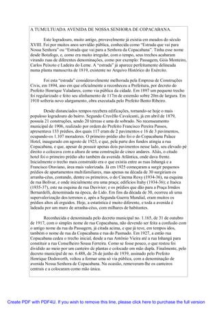 Copacabana Pdf