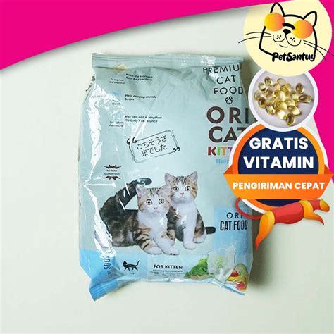 Jual Makanan Anak Kucing Ori Cat Kitten G Setara Bold Pakan Kucing