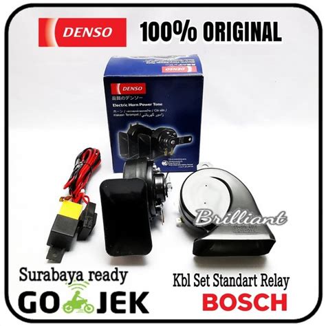 Jual Klakson Dobel Keong Denso Original Asli V Plus Kabel Set