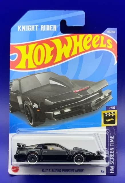 HOT WHEELS KNIGHT Rider K I T T Super Pursuit Mode 133 250 HCV39 6 19 PicClick UK