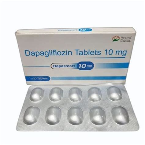 Dapasmart Dapagliflozin 10mg Tablet Packaging Size 1X10 At Rs 150