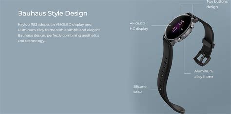 Haylou rs3 amoled smart watch with spo2