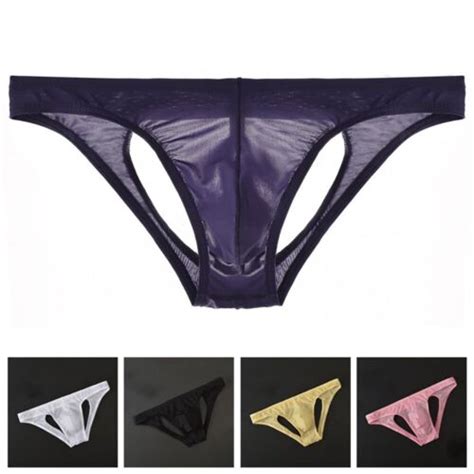 Homme Slip Sous V Tement Sans Couture Souple String Lingerie Respirant Ebay