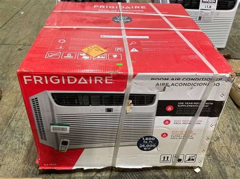 Frigidaire 25 000 Btu Window Air Conditioner With Supplemental Heat And Slide Out Chassis In