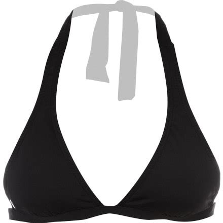 Volcom Simply Solid Halter Bikini Top Women S Clothing