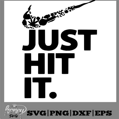 Just Hit It Nike Logo Svg Weed Nike Logo Svg Cannabis Svg Atelier