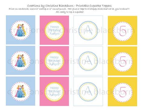 Disney Princess Printable Birthday Pack By Christineblackburn