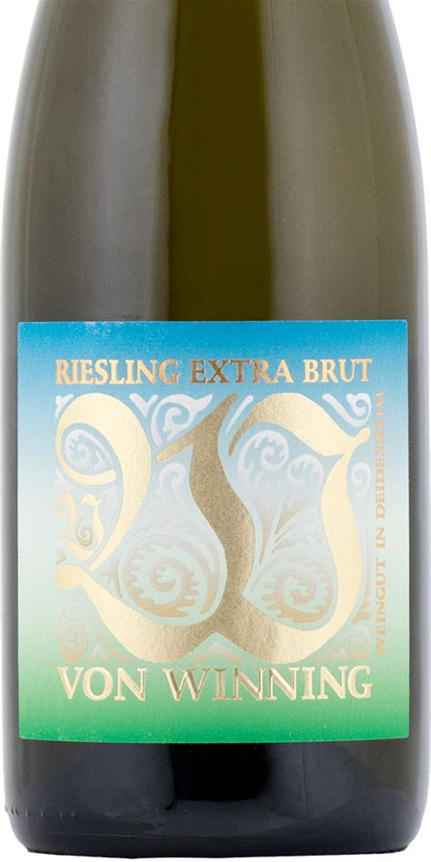 Von Winning Riesling Sekt Extra Brut Edelrausch De