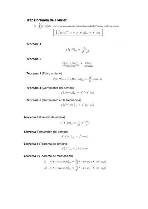 Transformada De Fourier PDF