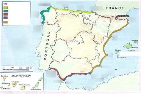 Spanish coastline Diagram | Quizlet