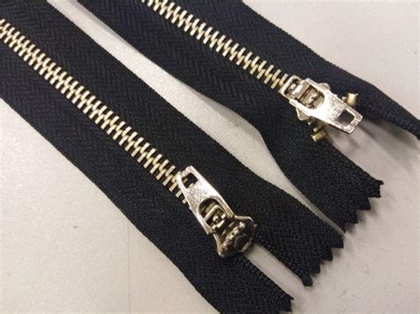 Застежка-молния Молния металлическая, неразъемная, джинсовая, НАБОР 2 ...