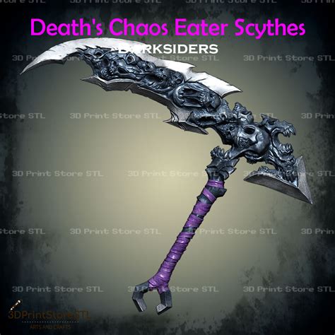 Death Chaos Fang Scythe Cosplay Darksiders 3d Model By 3dprintstorestl