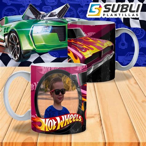 Dise Os Plantillas Para Sublimar Tazas Hot Wheels Subliplantillas