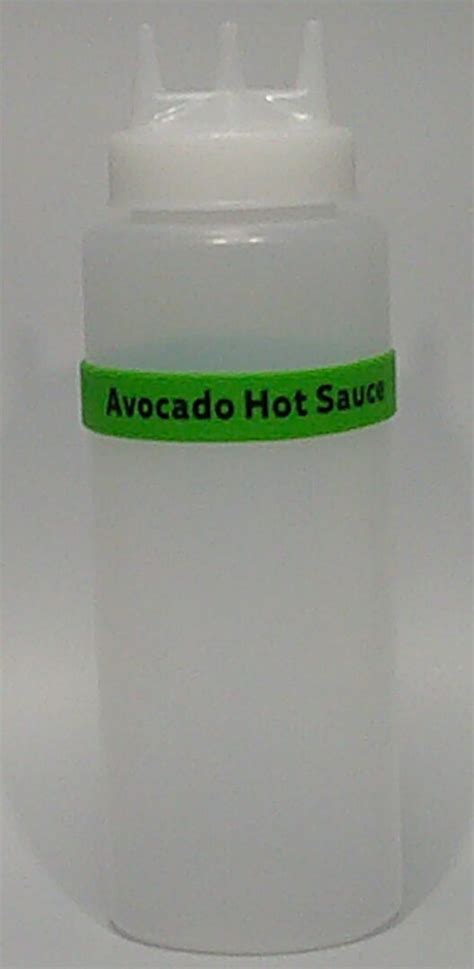 Avocado Hot Sauce Culinary ID Bands