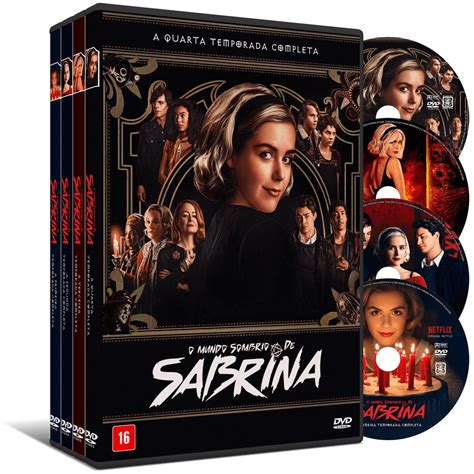 DVD Série O Mundo Sombrio de Sabrina 1ª a 4ª Temporada Shopee Brasil