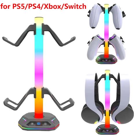 Подставка для игровой контроллера RGB для PS5/PS4/Xbox/Switch Pro ...