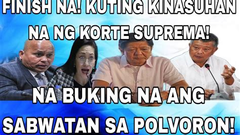 Finish Na Kuting Kinasuhan Na Ng Korte Suprema Na Buking Na Ang