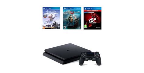 Playstation 4 Slim 1tb Gran Turismo Sport God Of War Horizon