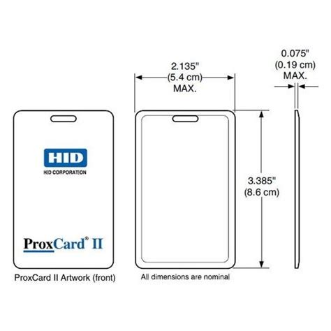 Proximity Access cards ProxCard® II Clamshell