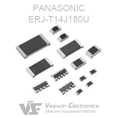 ERJ T14J180U PANASONIC Resistors Veswin Electronics