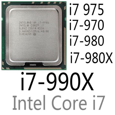 intel Xeon i7-975 i7-970 I7-980 i7-980X i7-990X LGA1366 CPU Processor ...