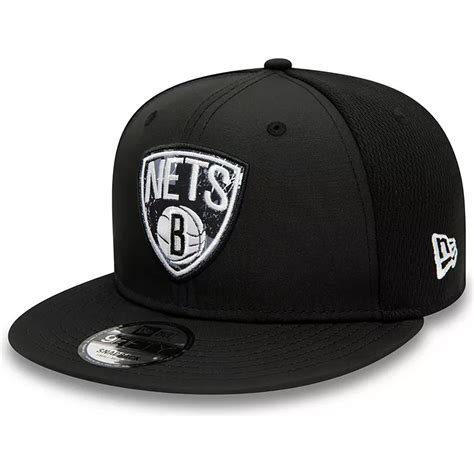 Bon Plano Preto Snapback Fifty Print Infill Da Brooklyn Nets Nba Da