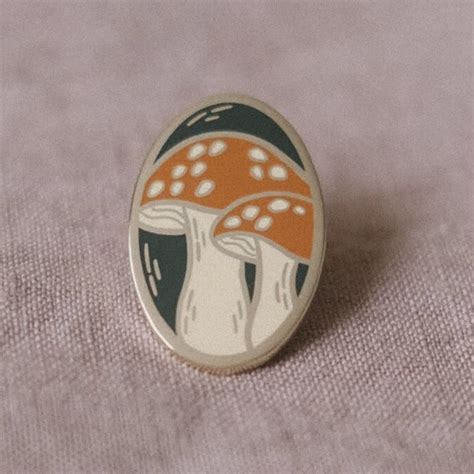 Mushroom Pin Etsy