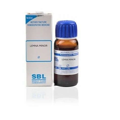 Sbl Lemna Minor Mother Tincture Q 30ml For Swelling Diarrhoea