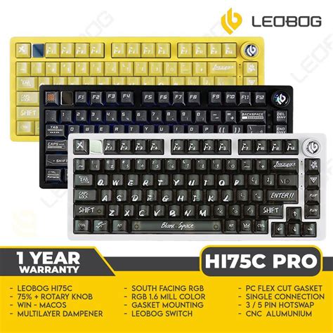 jual leobog hic pro  mode wiredbluetoothg mechanical