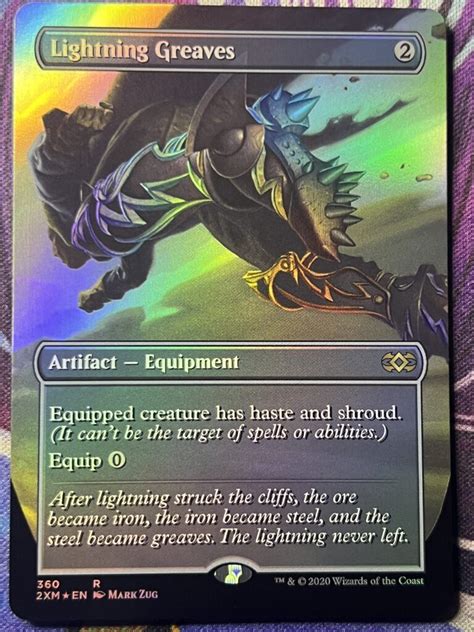 Lightning Greaves 2XM Full Art Foil Bootleg Mage