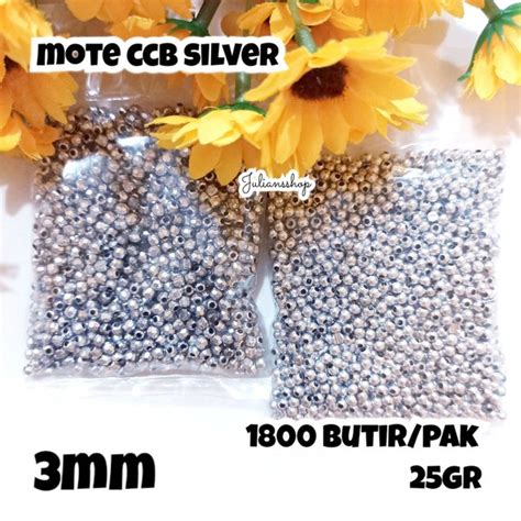 Jual Gram Manik Mm Mote Lada Mutiara Pembatas Spacer Metalik