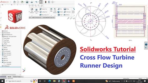 Solidworks Tutorial How To Design Cross Flow Turbine In Solidworks