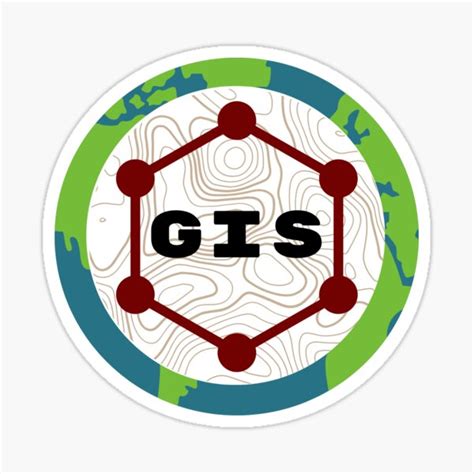 Gis Logo 20 Sticker For Sale By Lawlessdesign Redbubble