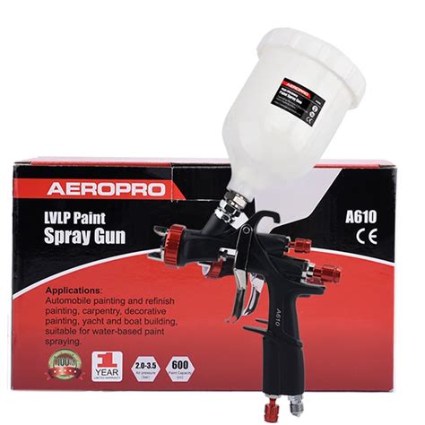 Aeropro A610 Lvlp Spray Gun Car Painting Gun R500 Air Spray Gun 1 3mm 1