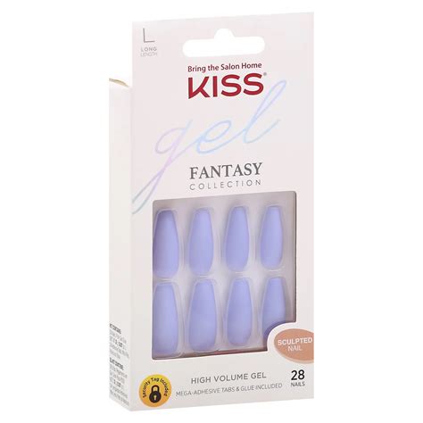 Kiss Gel Fantasy Sculpted Long Nails Night After Shop Nail Sets At H E B