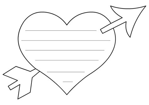 Free Printable Heart Templates Diy Ideas