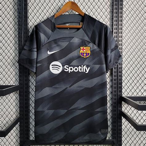 Nova Camisa Barcelona Preta Goleiro Torcedor Masculina 2023 2024 021