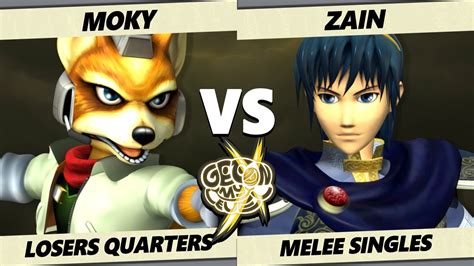 Goml X Top Moky Fox Vs Zain Marth Smash Melee Ssbm Youtube