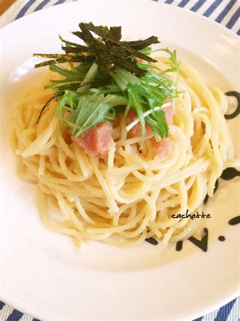 簡単♪明太子の和風パスタ By かしぇっと★ 【クックパッド】 簡単おいしいみんなのレシピが396万品